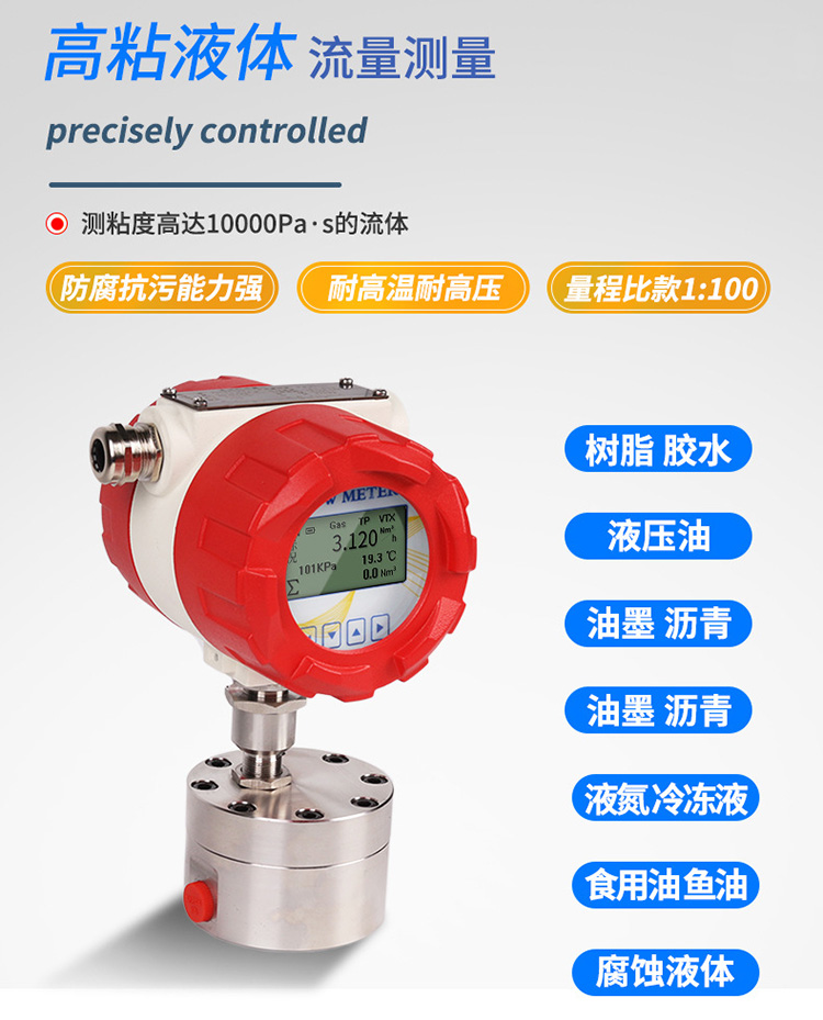 高压圆齿轮流量计产品图