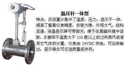 氢气计量表温压补一体型产品图